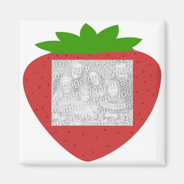 A Strawberry Frame template magnet (Front)