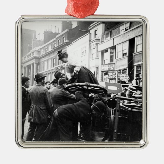 A Street Accident Metal Tree Decoration (Front)