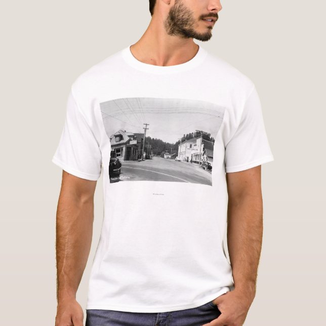 A Street Corner Scene T-Shirt (Front)