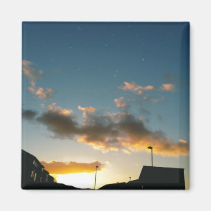 A street crowned with stars magnet