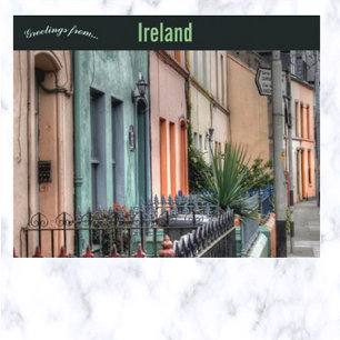A Street in Cork Ireland Postcard