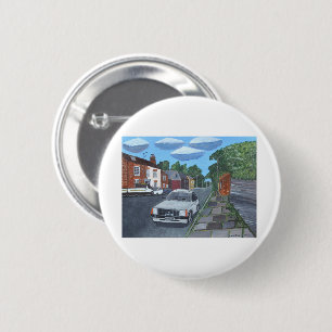 A Street in Derby 6 Cm Round Badge