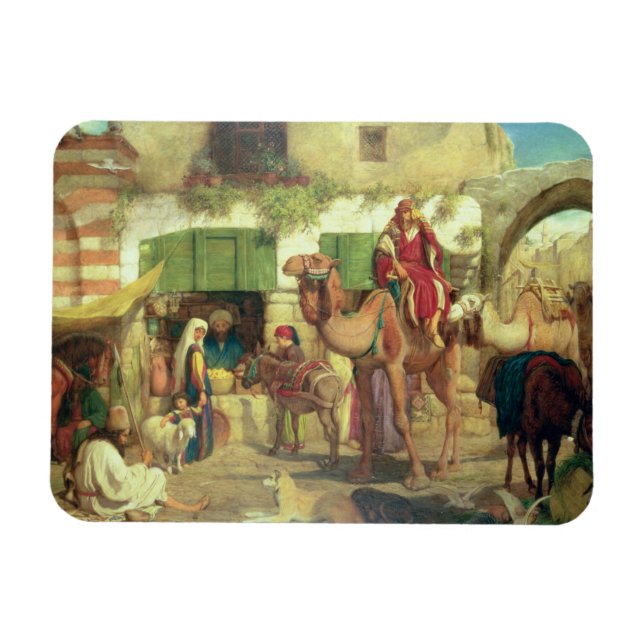 A Street in Jerusalem, 1867 Magnet (Horizontal)