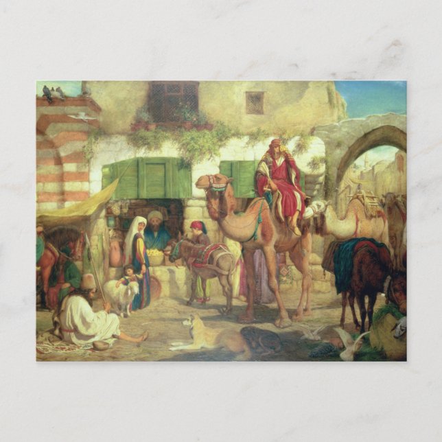 A Street in Jerusalem, 1867 Postcard (Front)