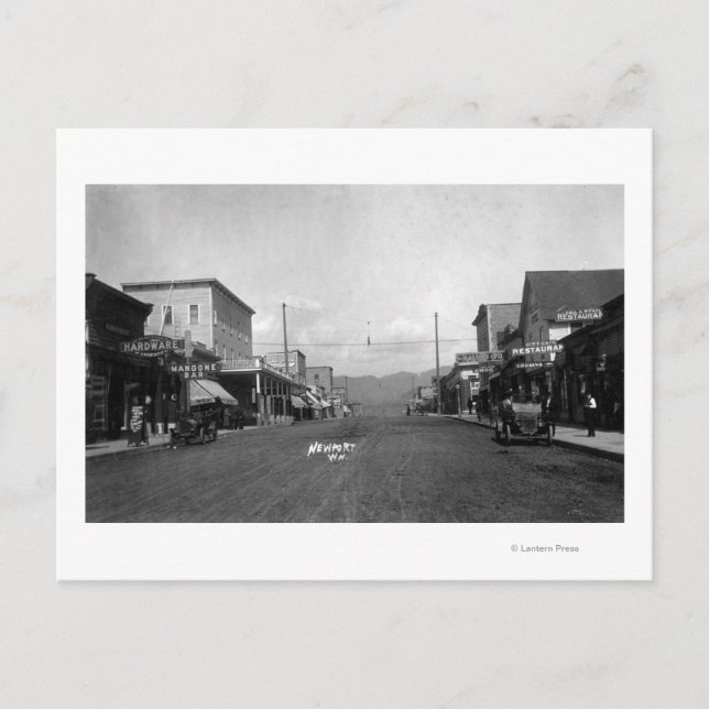 A Street Scene # 2 Postcard (Front)