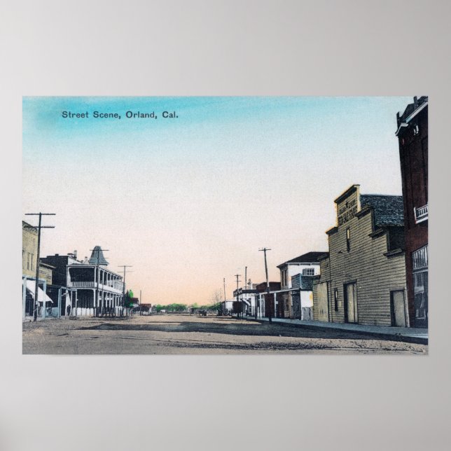 A Street SceneOrland, CA Poster (Front)