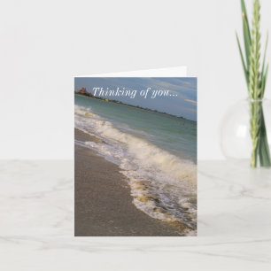 A Stroll Along St Pete Beach Thinking Of You Card