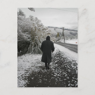 A Stroll in the Snow Postcard