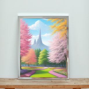  A Stroll Through an Enchanted Garden Photo Print