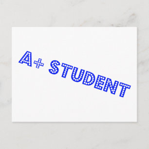 A+ Student Postcard
