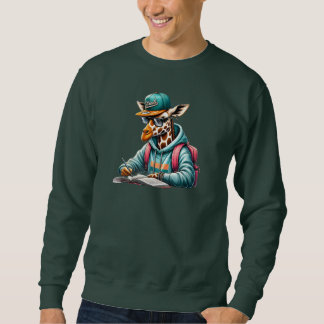 A studious giraffe2 sweatshirt