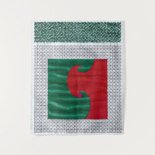 A Study in Koru 102 Tapestry