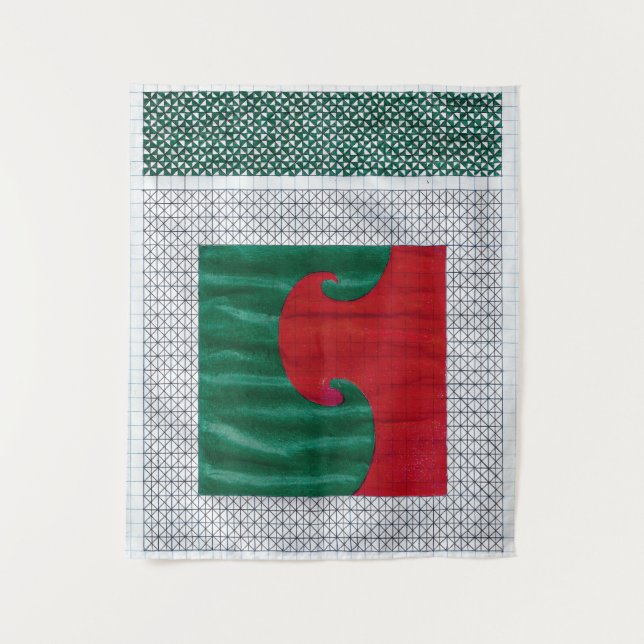 A Study in Koru 102 Tapestry (Front)