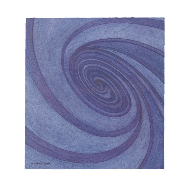 A study in Koru #2 Notepad (Front)