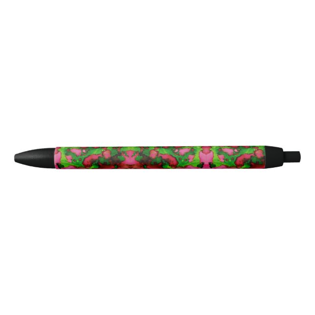 A Study in Pink & Green Black Ink Pen (Front)