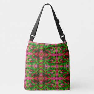 A Study in Pink & Green Crossbody Bag