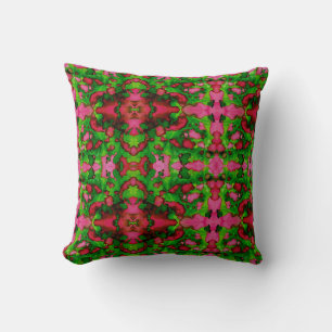 A Study in Pink & Green Cushion