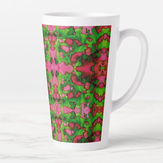 A Study in Pink & Green Latte Mug (Right)
