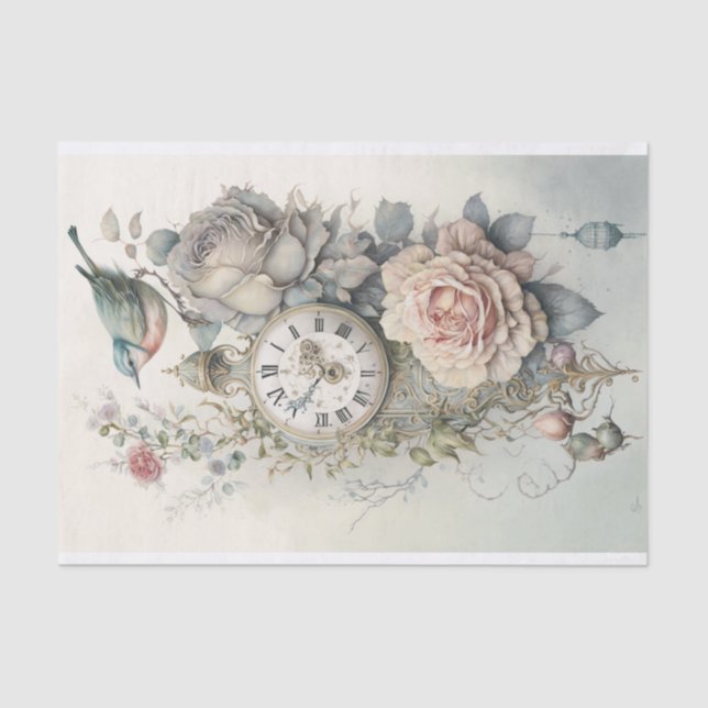 A Study in Roses and Time 4 Tissue Paper (Front)