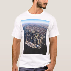 A Stunning Aerial View of New York City from Above T-Shirt