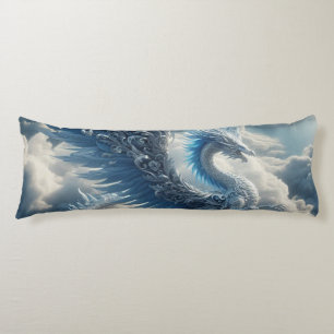 A Stunning Dragon Surrounded by Clouds  Body Cushion