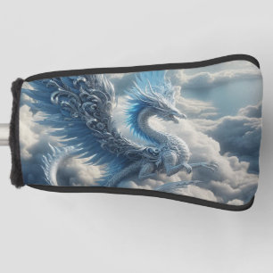 A Stunning Dragon Surrounded by Clouds Golf Head Cover
