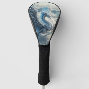 A Stunning Dragon Surrounded by Clouds Golf Head Cover