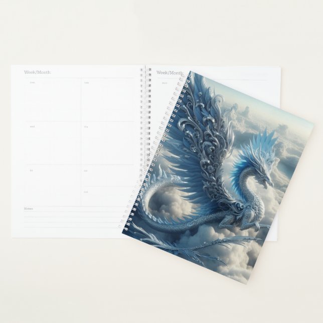 A Stunning Dragon Surrounded by Clouds  Planner (Display)