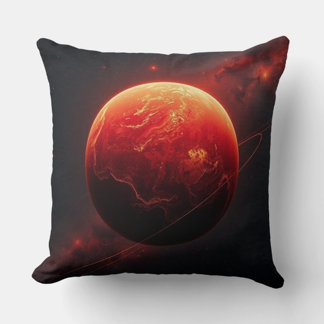 A Stunning Red Planet Cushion (Front)