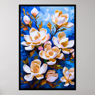 A stunning Van Gogh-inspired illustration Poster