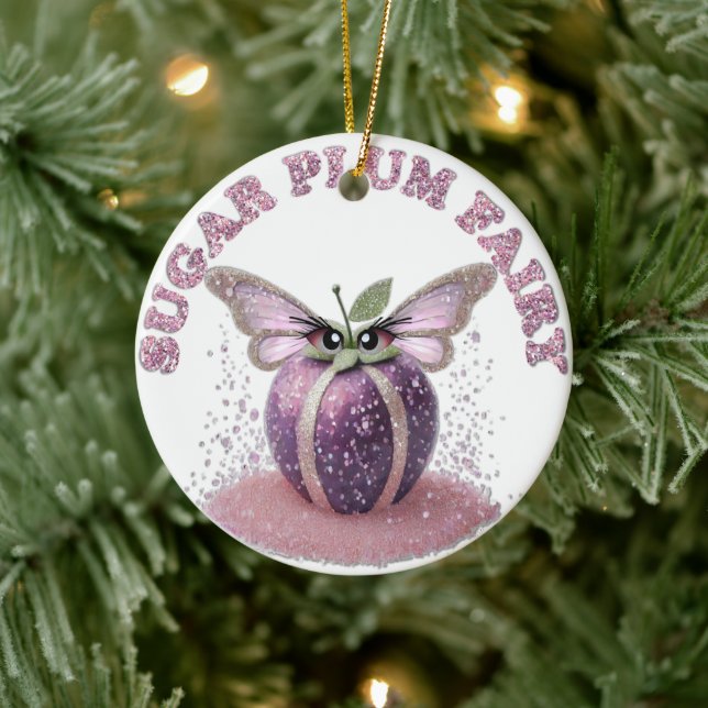 A Sugar Plum Fairy Ceramic Tree Decoration (Tree)