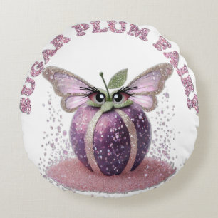 A Sugar Plum Fairy Round Cushion