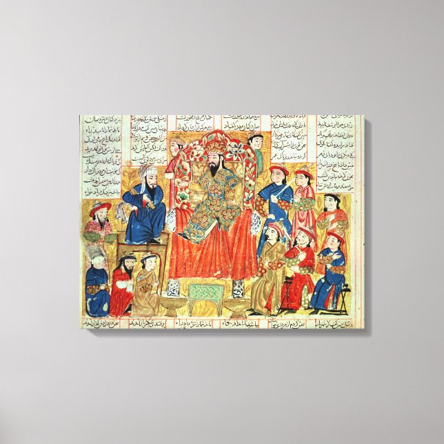 A Sultan and his Court Canvas Print (Front)