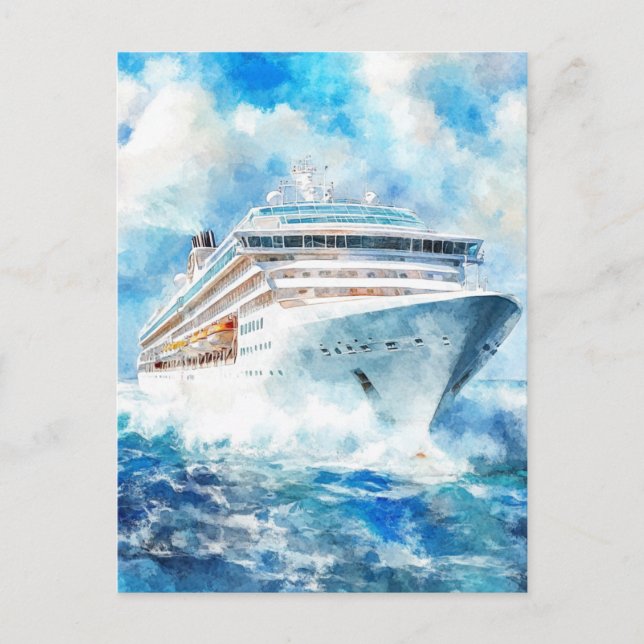 A Summer Cruise Postcard (Front)