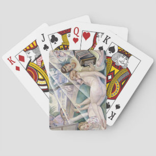 A Summer Day (Beautiful Women in the Sun) Playing Cards