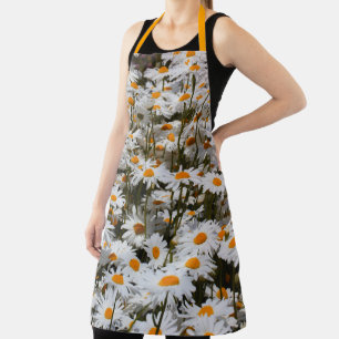 A Summer Field of Oxeye Daisies Apron