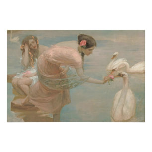 A Summer Morning by Rupert Bunny (1897) Poster
