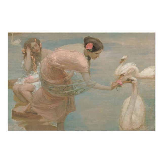 A Summer Morning by Rupert Bunny (1897) Poster (Front)