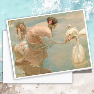 A summer morning by Rupert Bunny Postcard