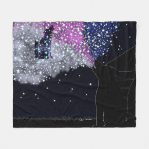 A Summer Night with Sirius Fleece Blanket