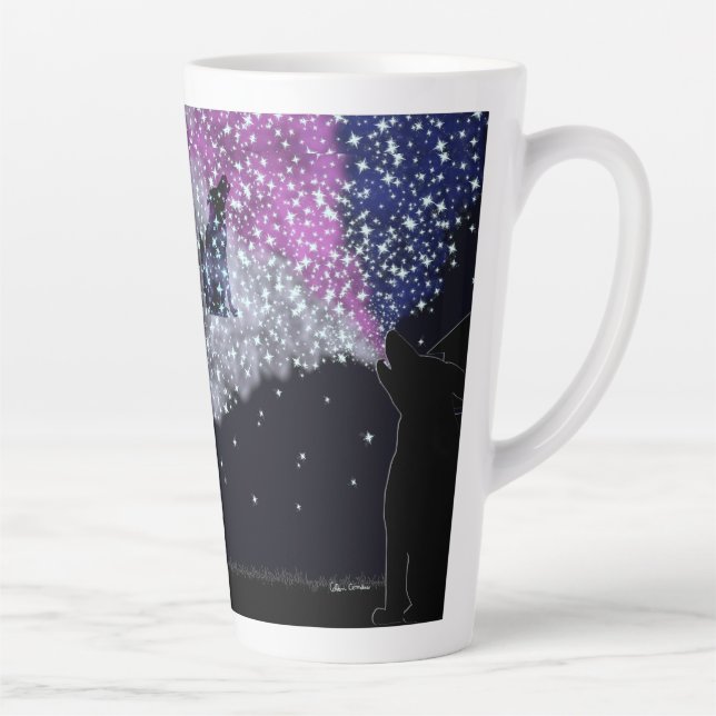 A Summer Night with Sirius Latte Mug (Right)