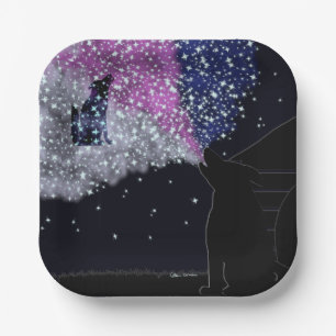 A Summer Night with Sirius Paper Plate