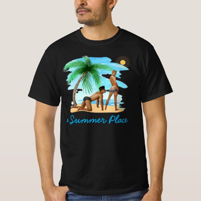  a Summer Place (Gay-Themed) T-Shirt (Front)
