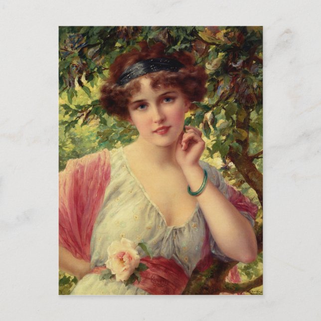 A Summer Rose Postcard (Front)