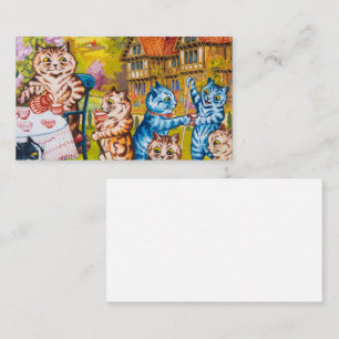 A Summer Tea Party by Louis Wain Business Card