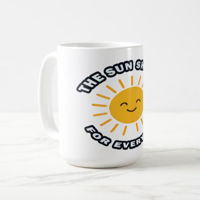 A Sun shines Mug (Front Left)