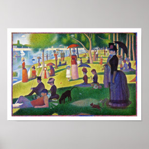 A Sunday Afternoon on La Grande Jatte by Seurat Poster
