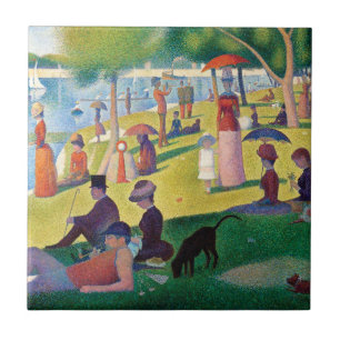 A Sunday Afternoon on La Grande Jatte by Seurat Tile