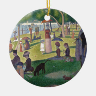A Sunday Afternoon on the Island of La Grande Jatt Ceramic Tree Decoration