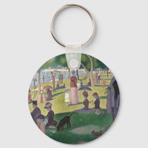 A Sunday Afternoon on the Island of La Grande Jatt Key Ring